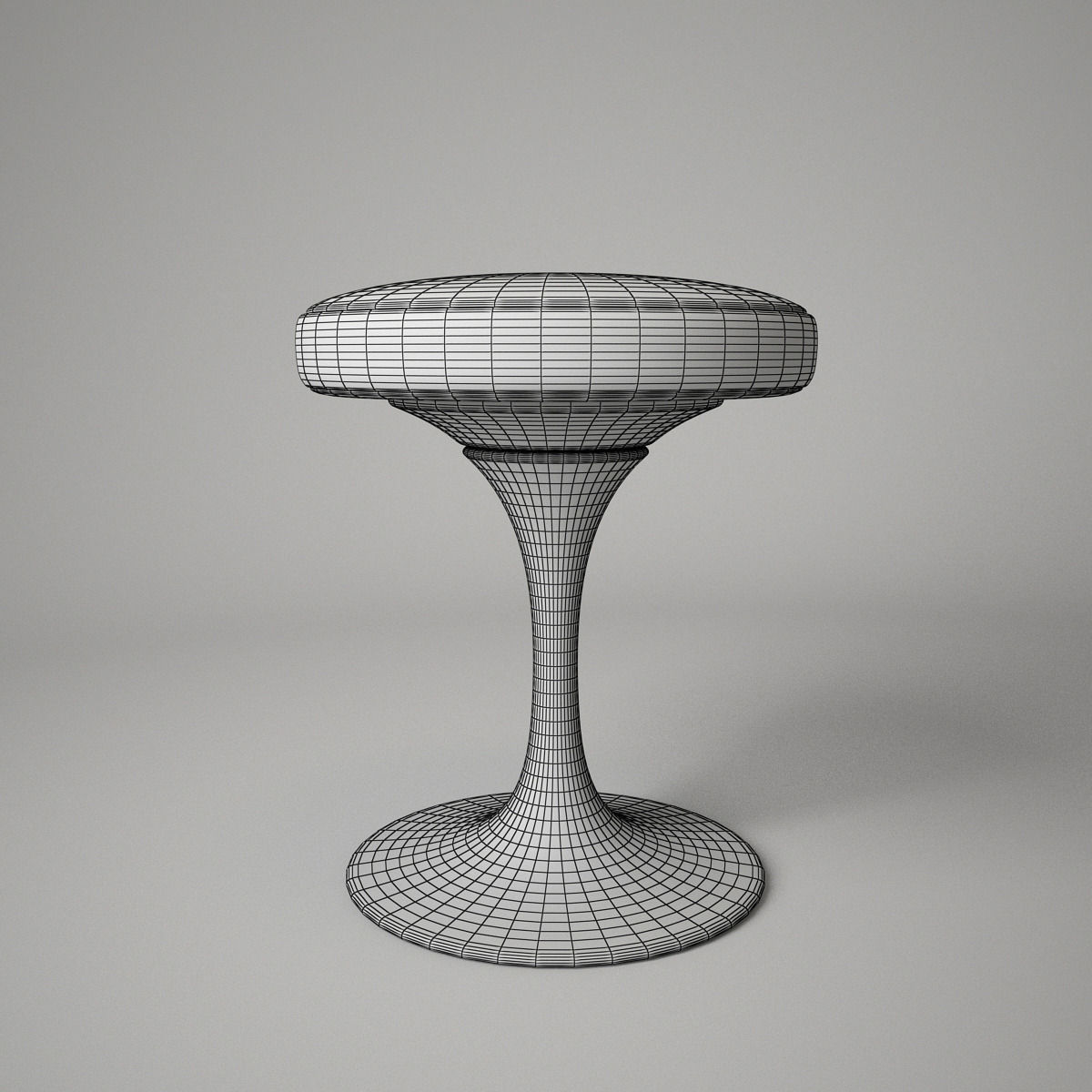 Tulip Chair and Armchair 3D model_15