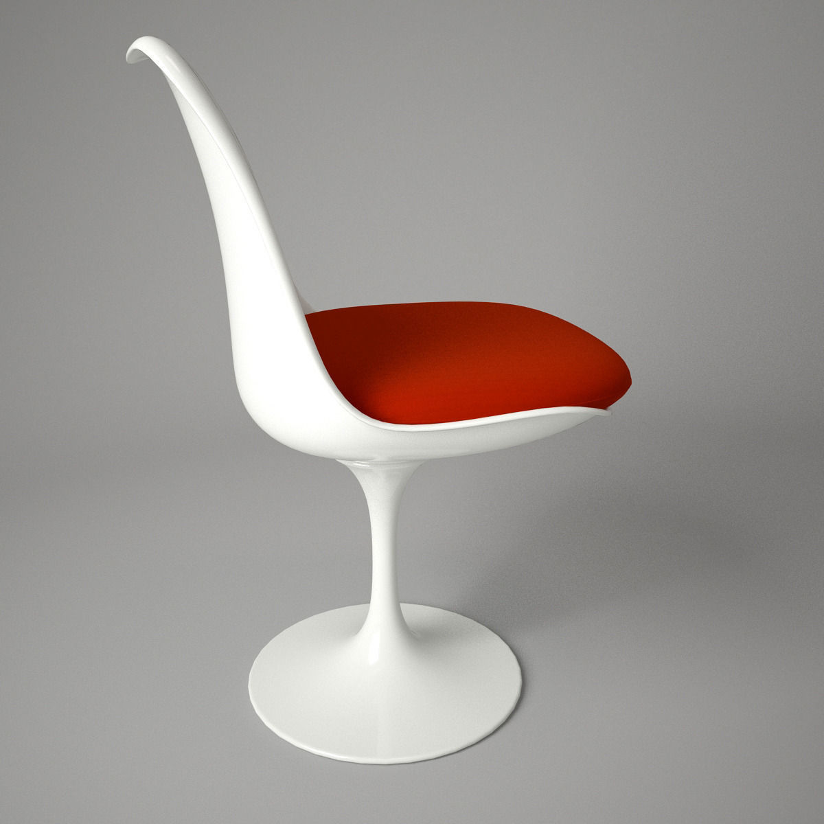 Tulip Chair and Armchair 3D model_10