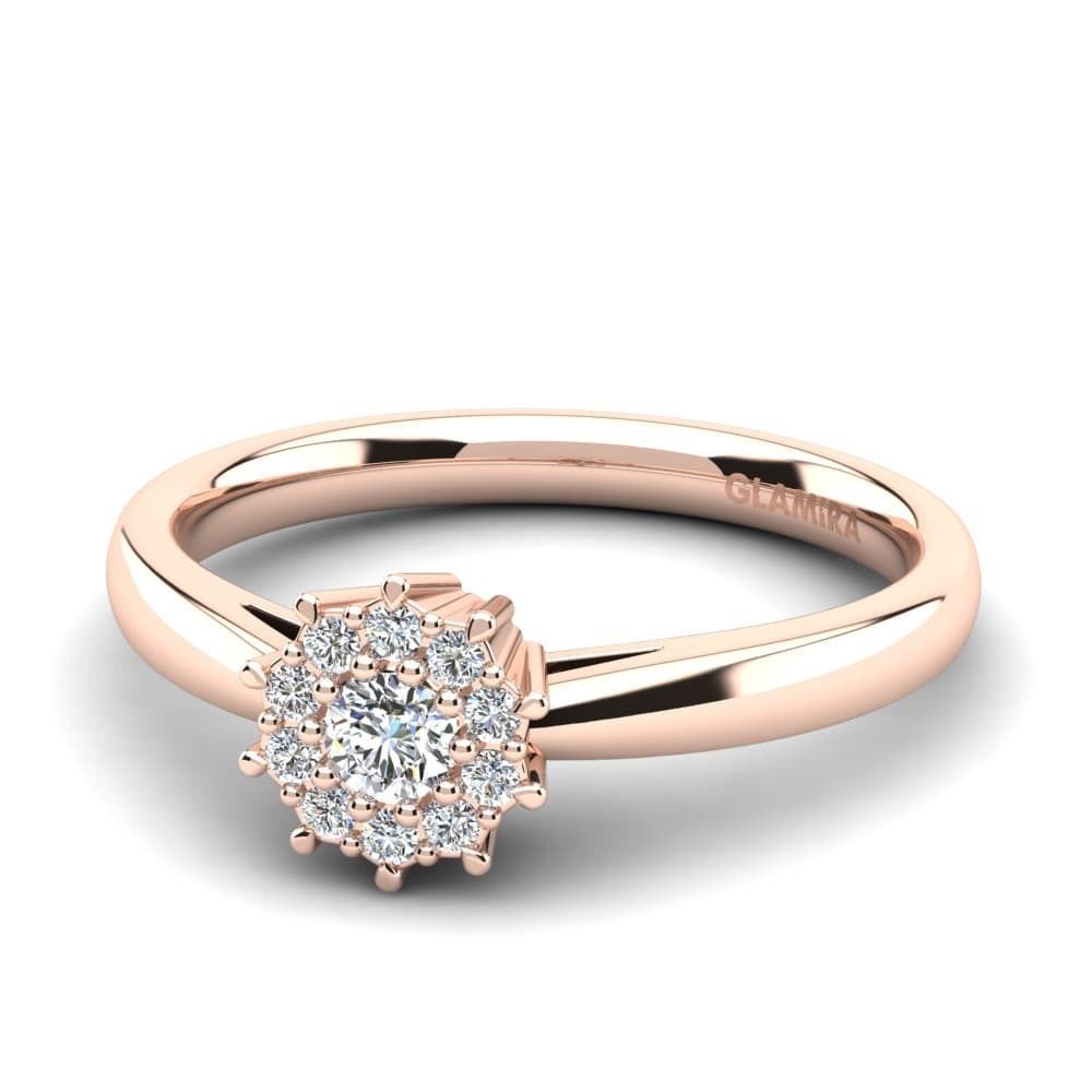 Solitaire Engagement Ring  3D print model_1