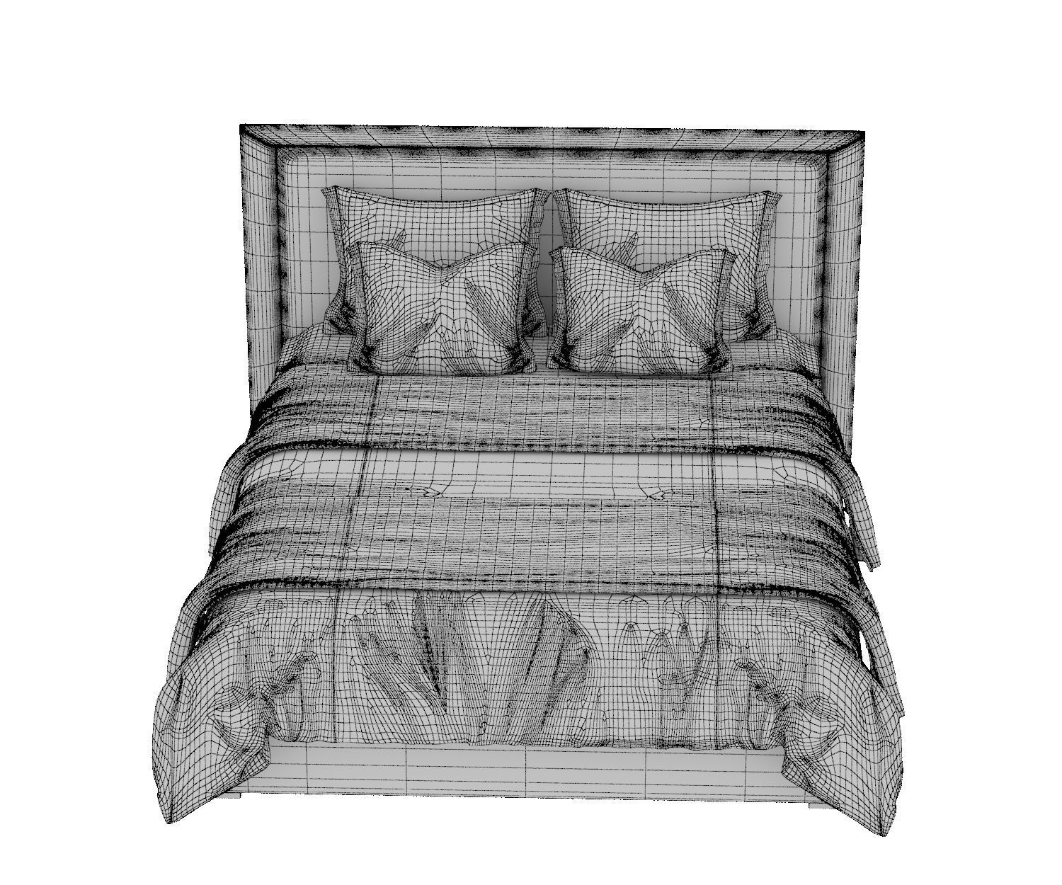 BED COLLECTION 2 3D model_21