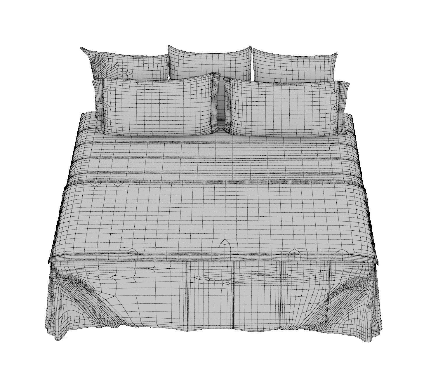 BED COLLECTION 2 3D model_19