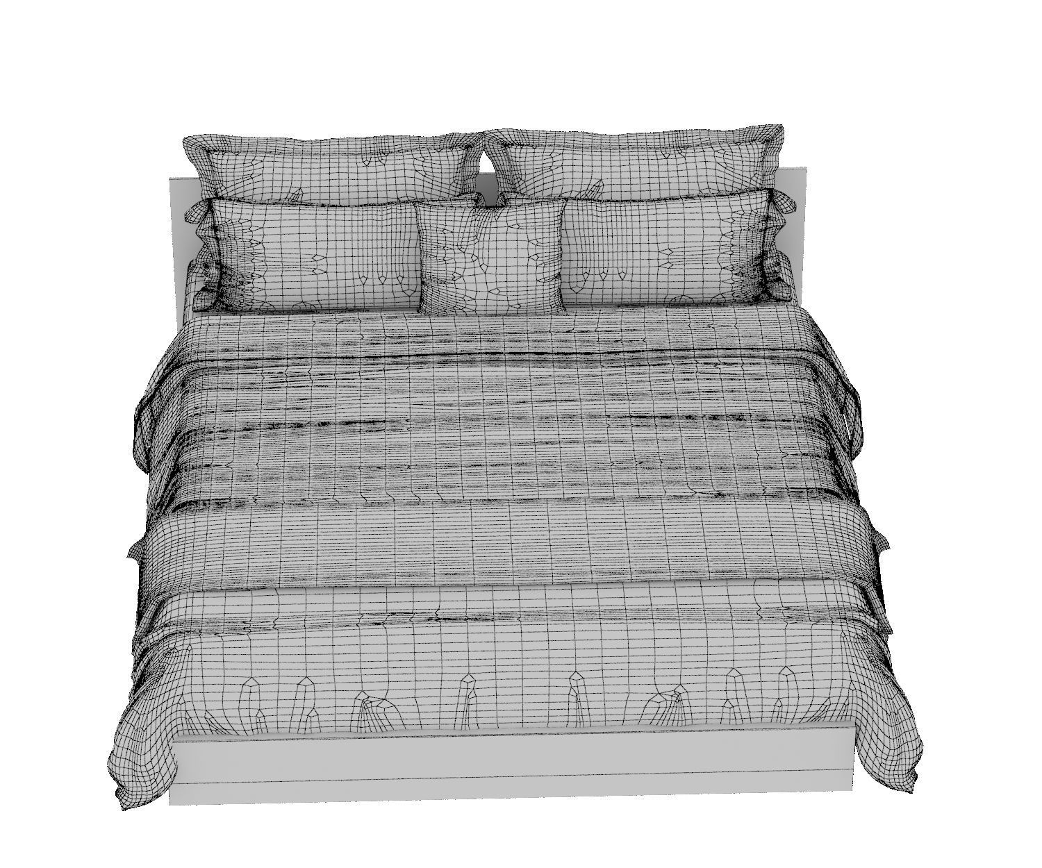 BED COLLECTION 2 3D model_16