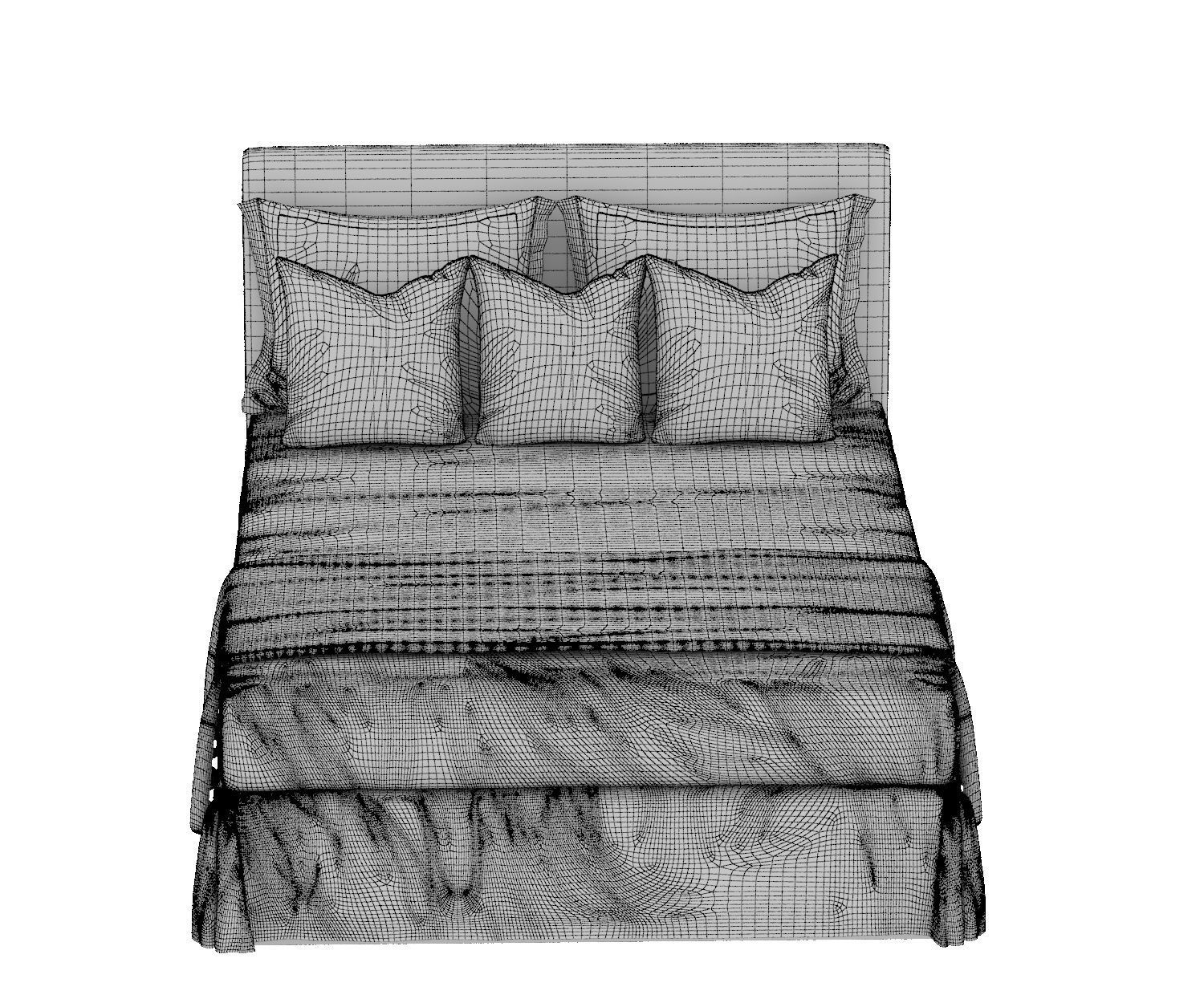 BED COLLECTION 2 3D model_13