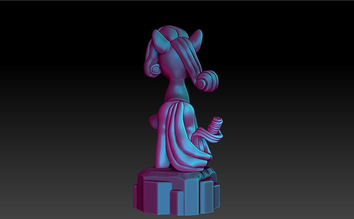 My Little Pony Unicorn Rarity 3D print model_24