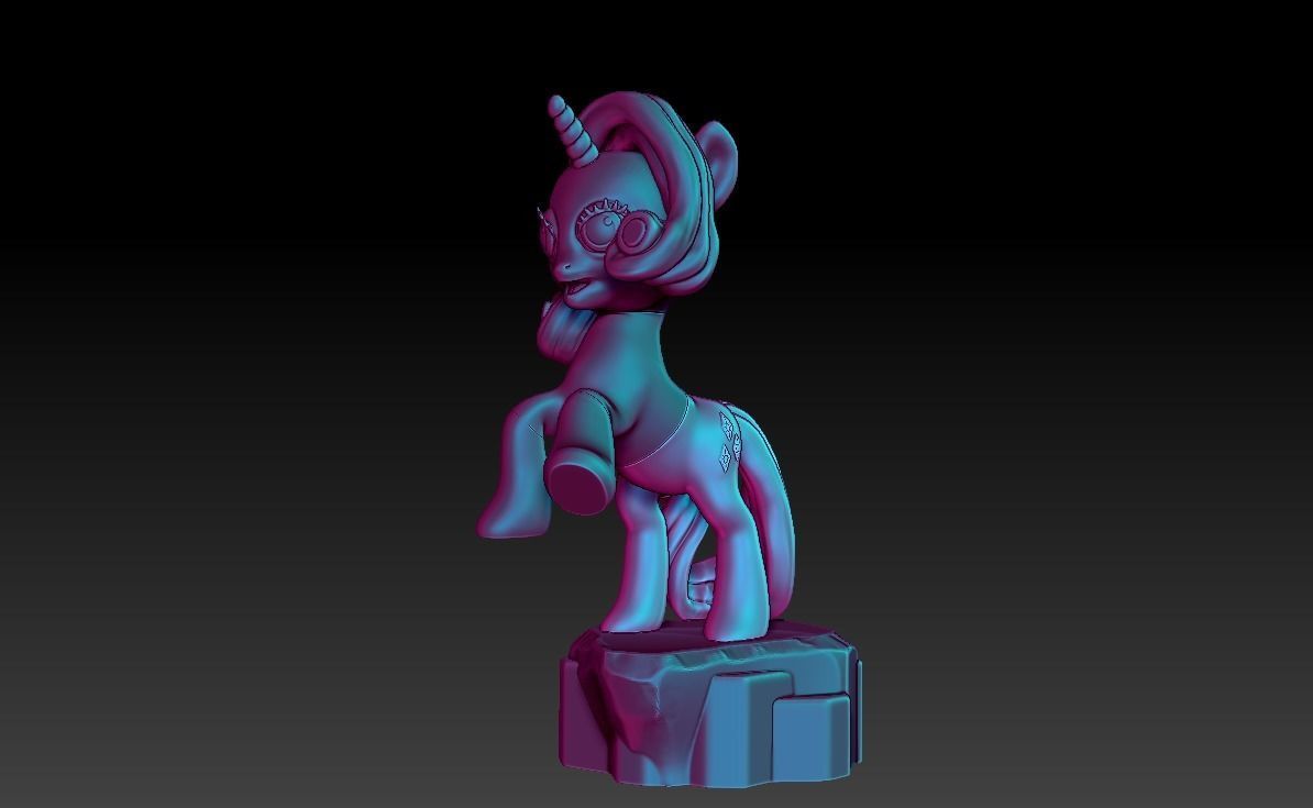 My Little Pony Unicorn Rarity 3D print model_17