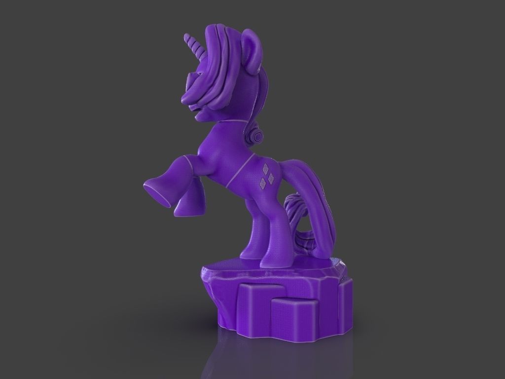 My Little Pony Unicorn Rarity 3D print model_3