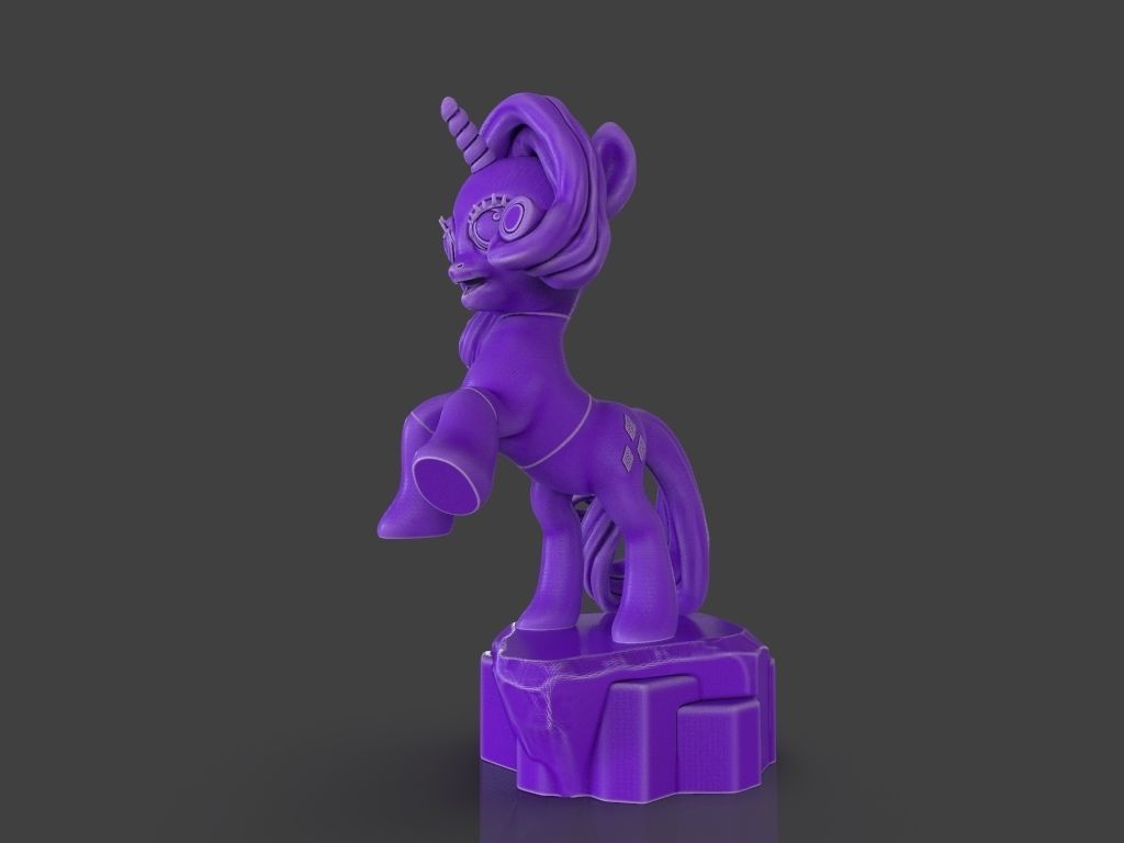 My Little Pony Unicorn Rarity 3D print model_2