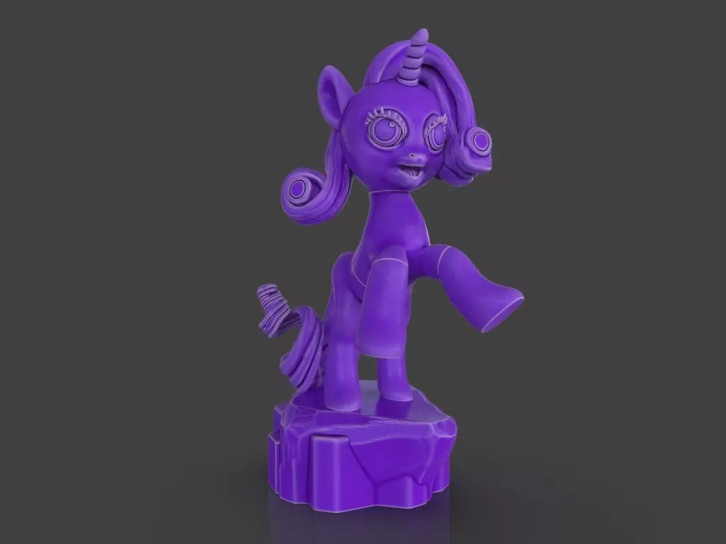 My Little Pony Unicorn Rarity 3D print model_0