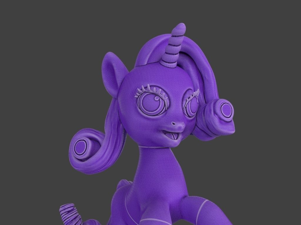 My Little Pony Unicorn Rarity 3D print model_16