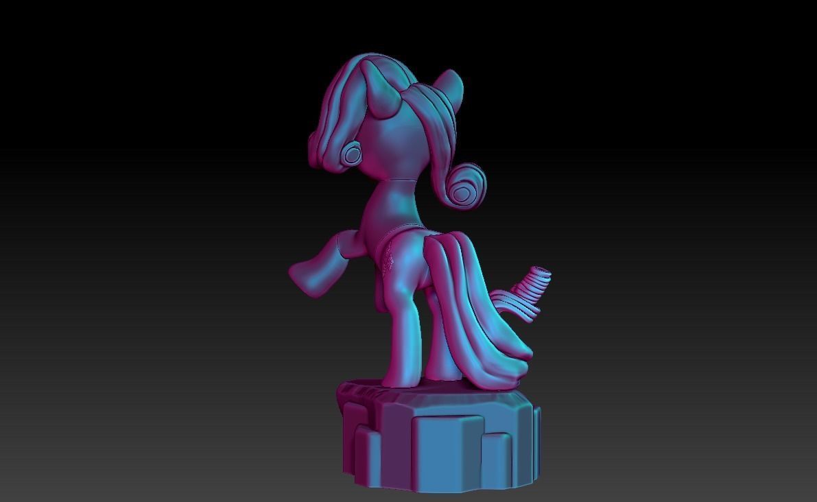 My Little Pony Unicorn Rarity 3D print model_19