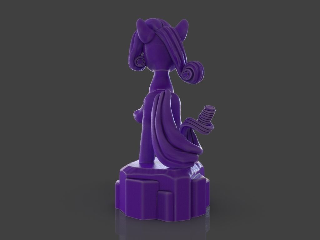 My Little Pony Unicorn Rarity 3D print model_5