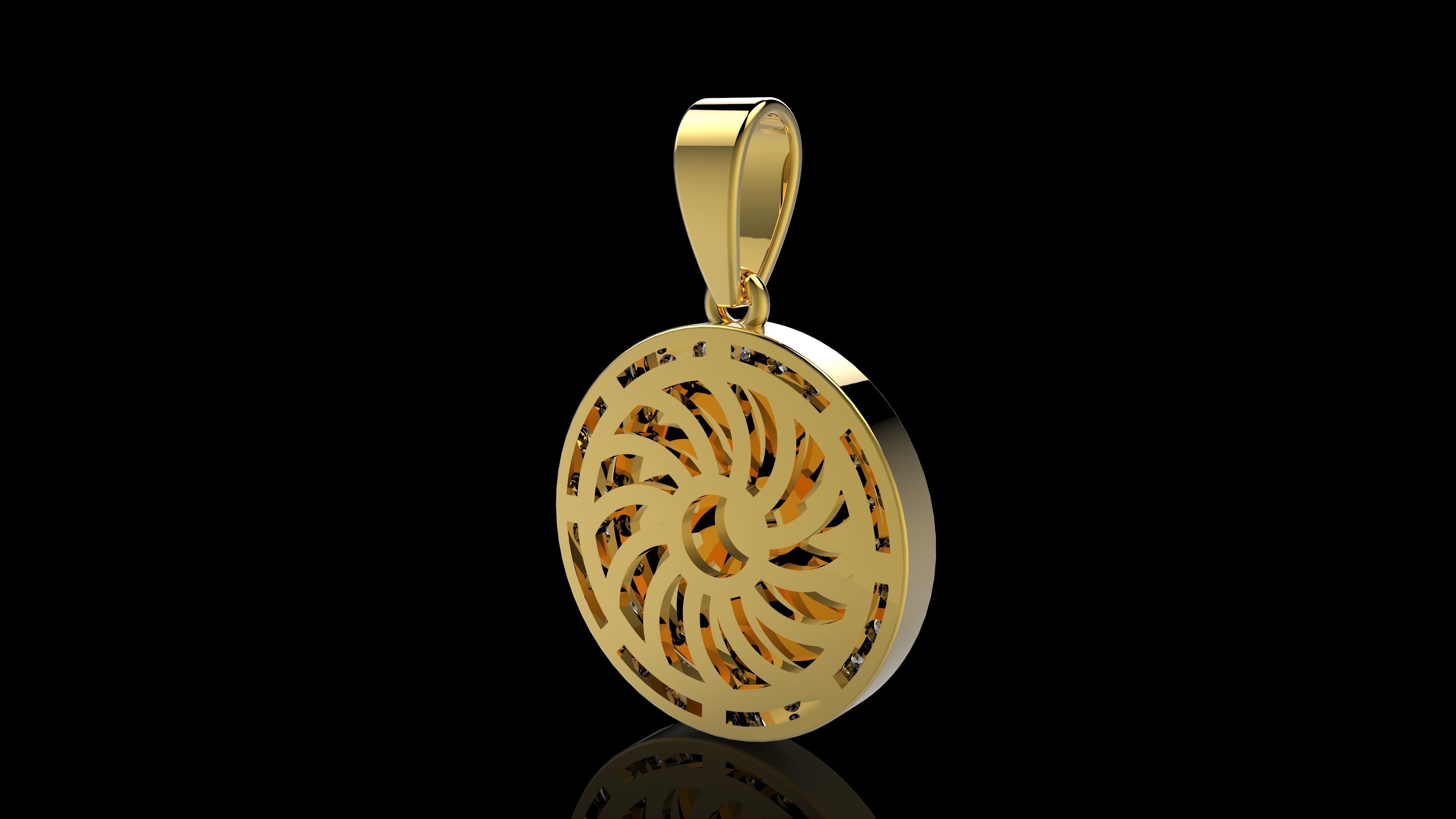 PENDANTS N16 3D print model_3