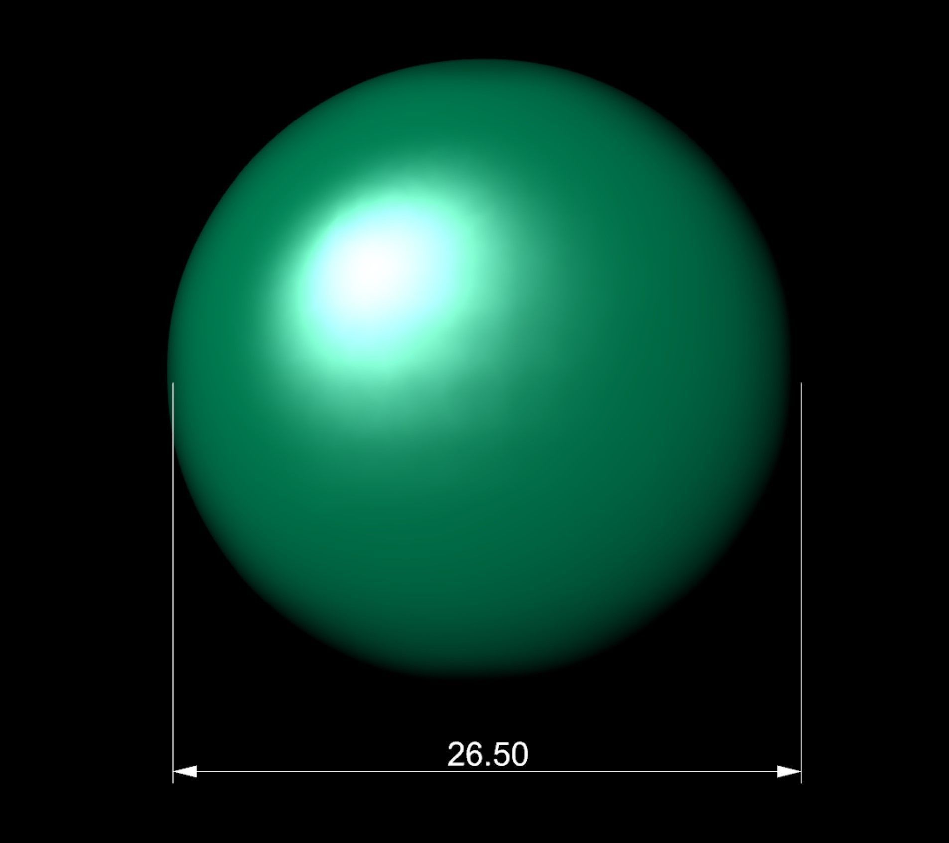 Gold Dome Ring  3D print model_12