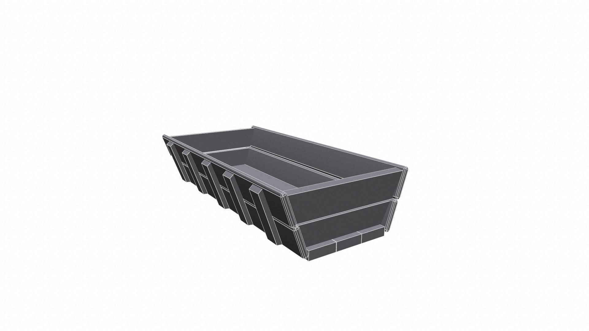 Trough old  - PBR Low-poly 3D model_8