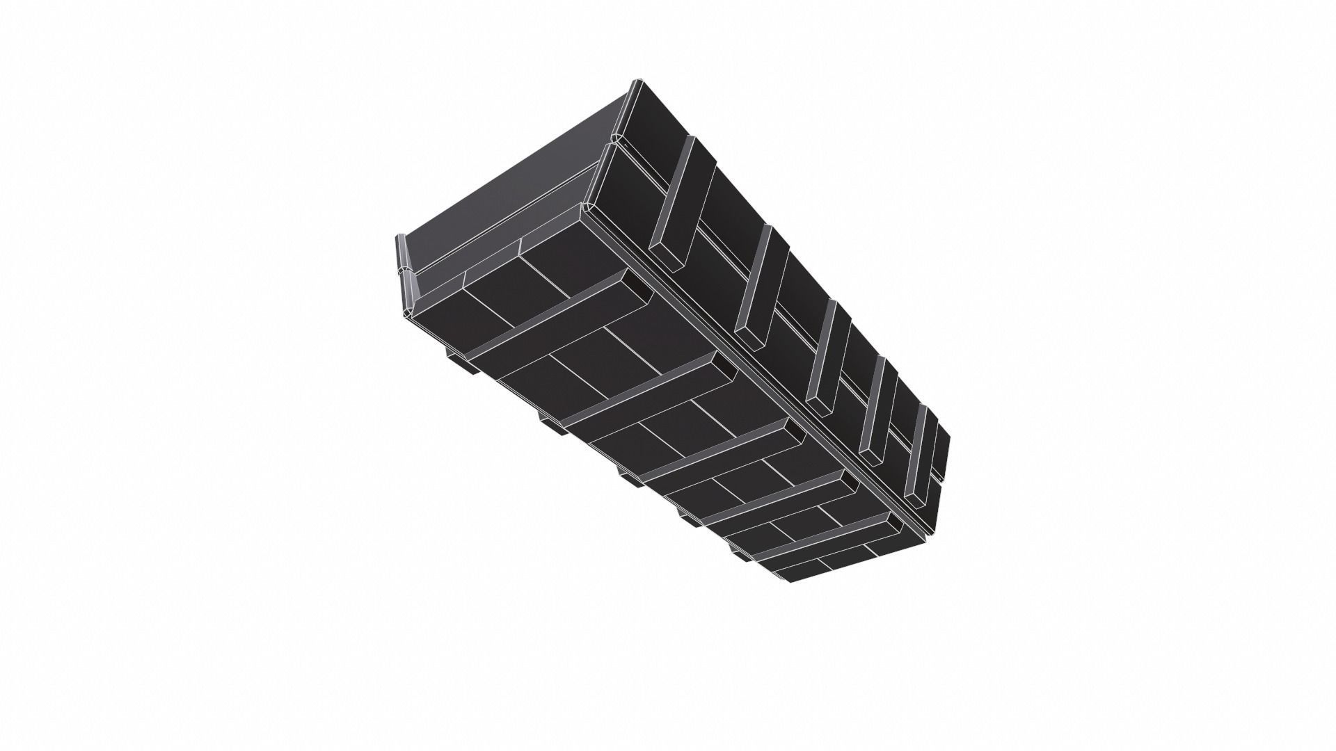 Trough old  - PBR Low-poly 3D model_11