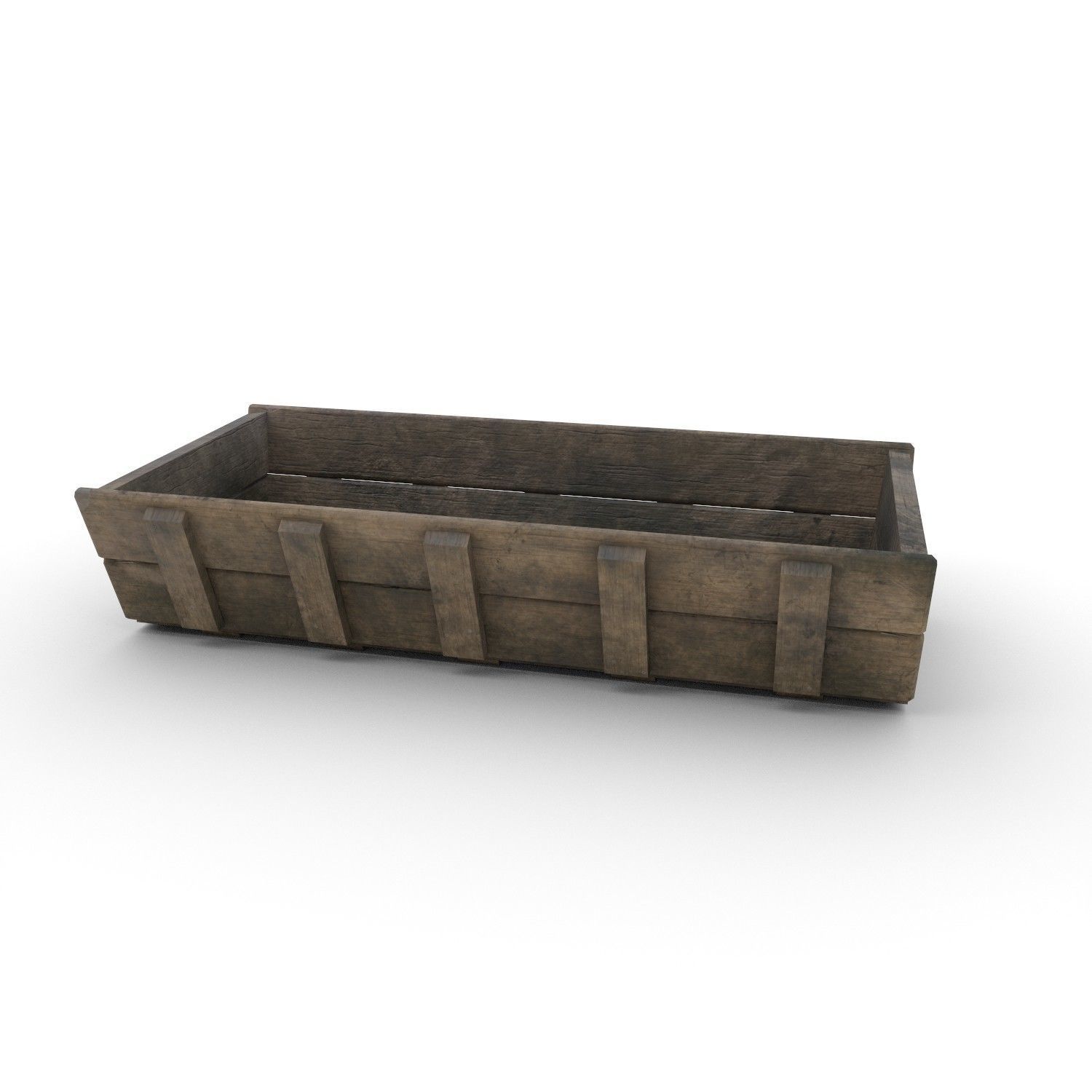 Trough old  - PBR Low-poly 3D model_5