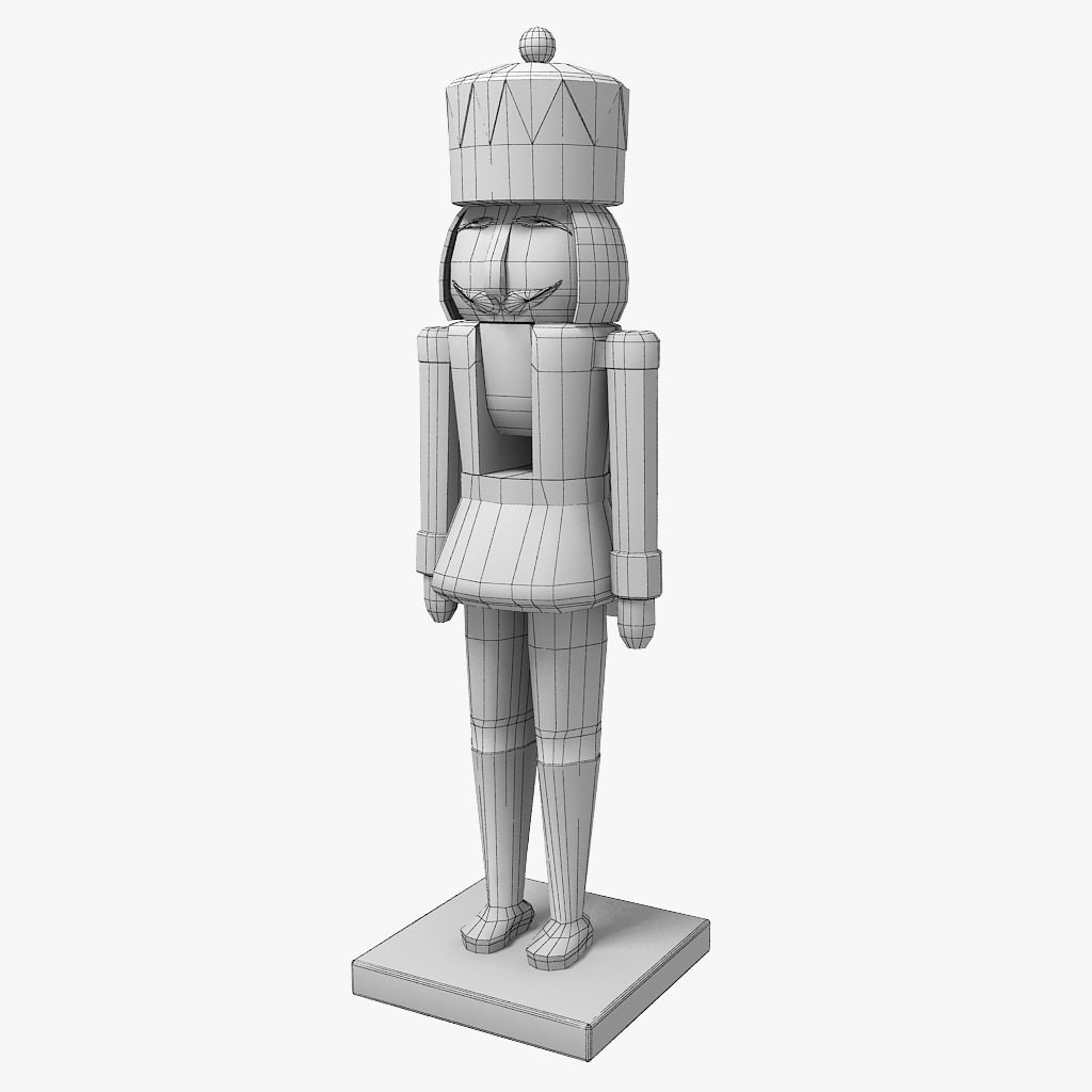 Nutcracker 3D Model .max .obj .3ds .c4d