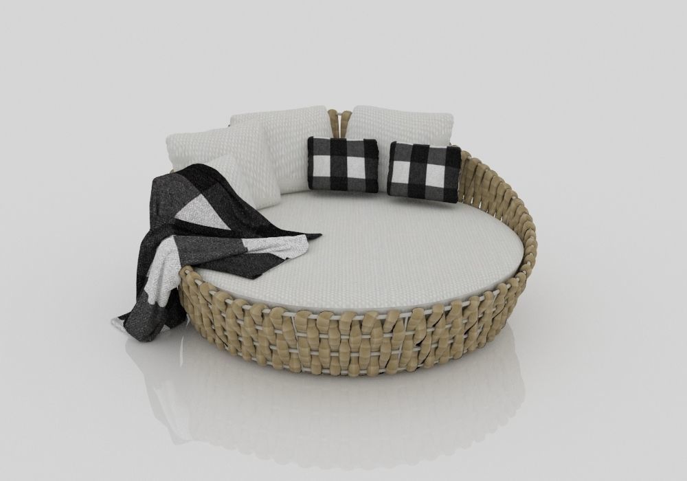 20 BED MODELS 3D Model Collection_28