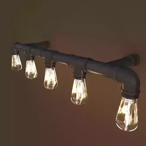 Pipe Light Fixture