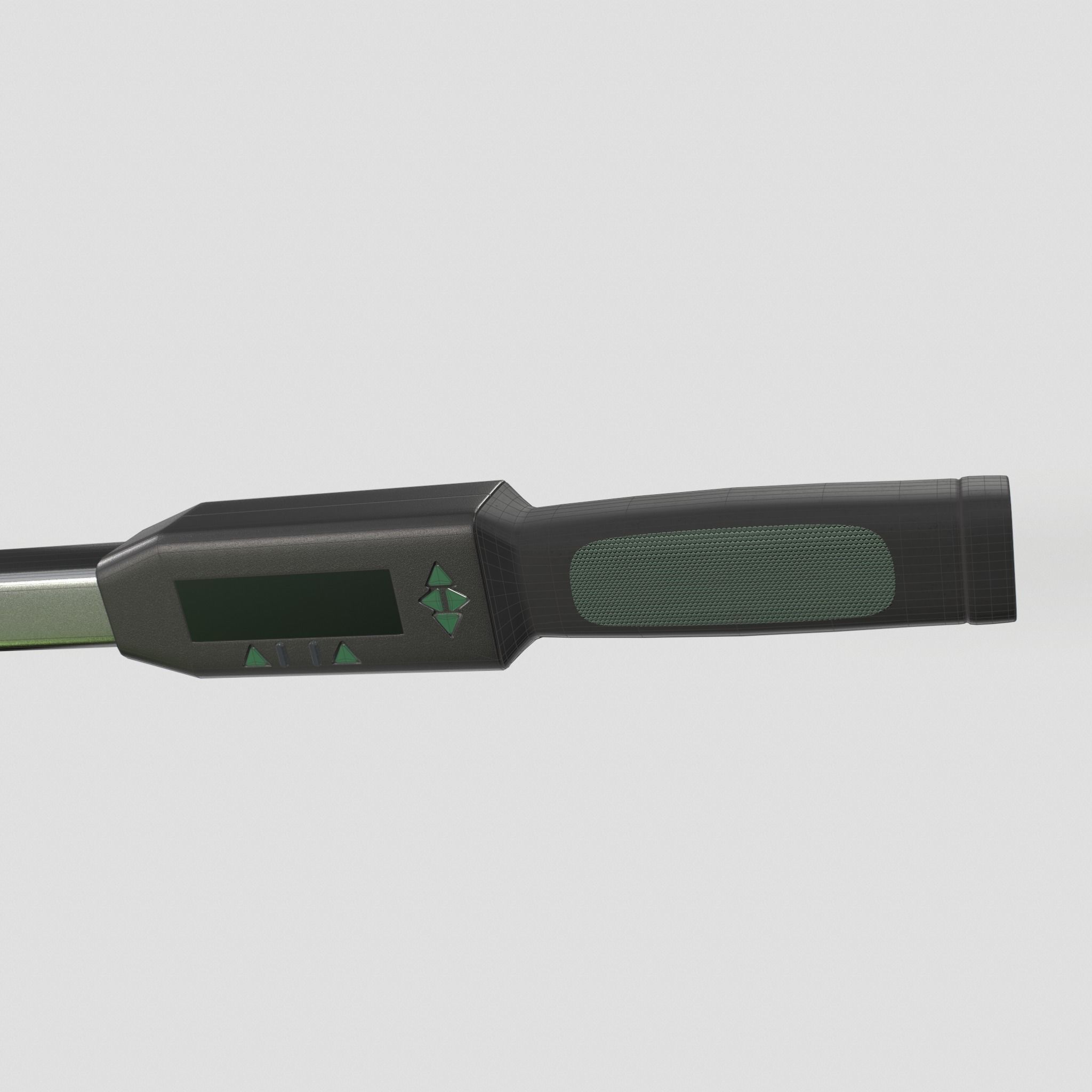 Torque wrench with quick release head Low-poly 3D model_7