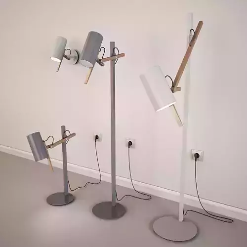 Marset Scantling Lamp Set Free 3D model