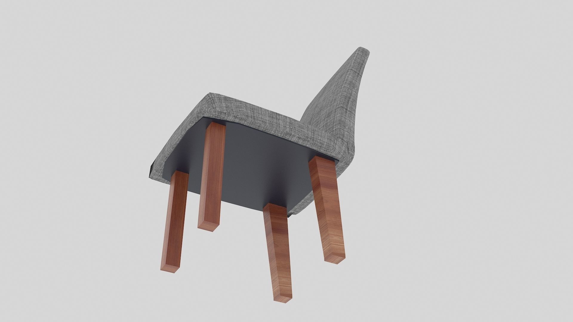 Dining chair 3D model_6