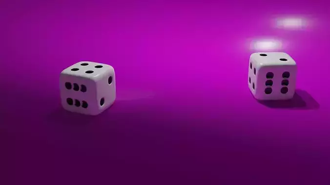 Dice Animation Free 3D model