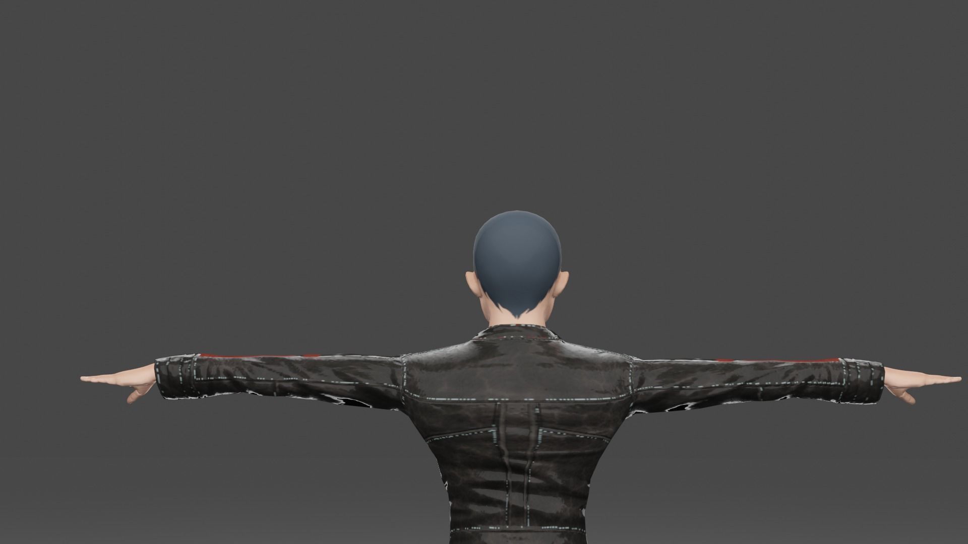 biker man plus bike 3D model_3