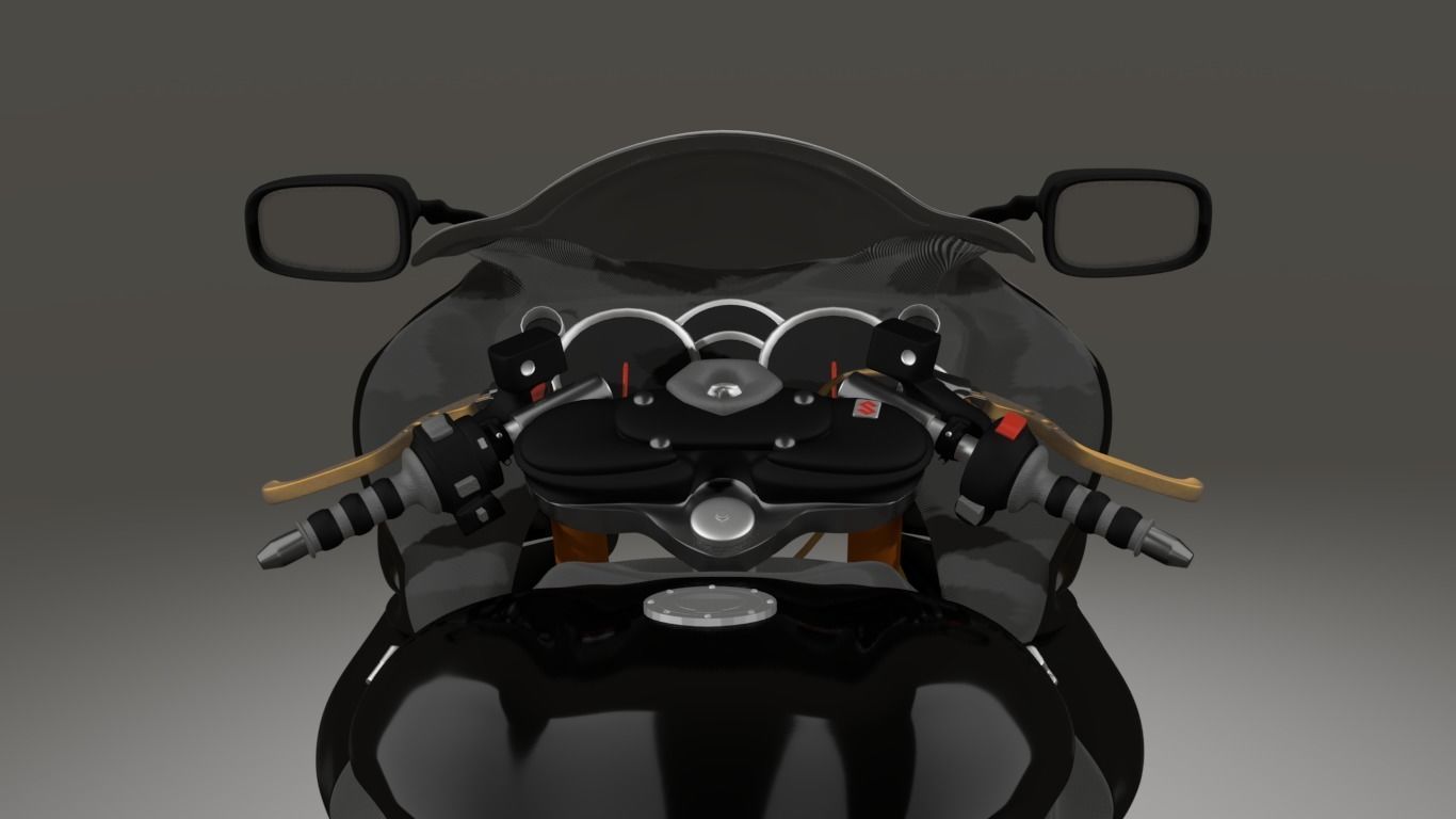 biker man plus bike 3D model_6