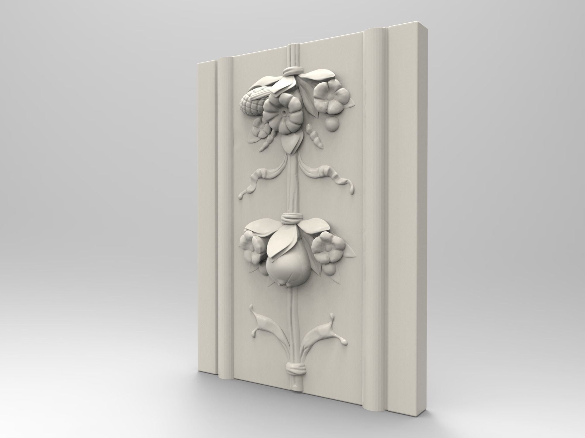 Flower Wall Relief Sculpture