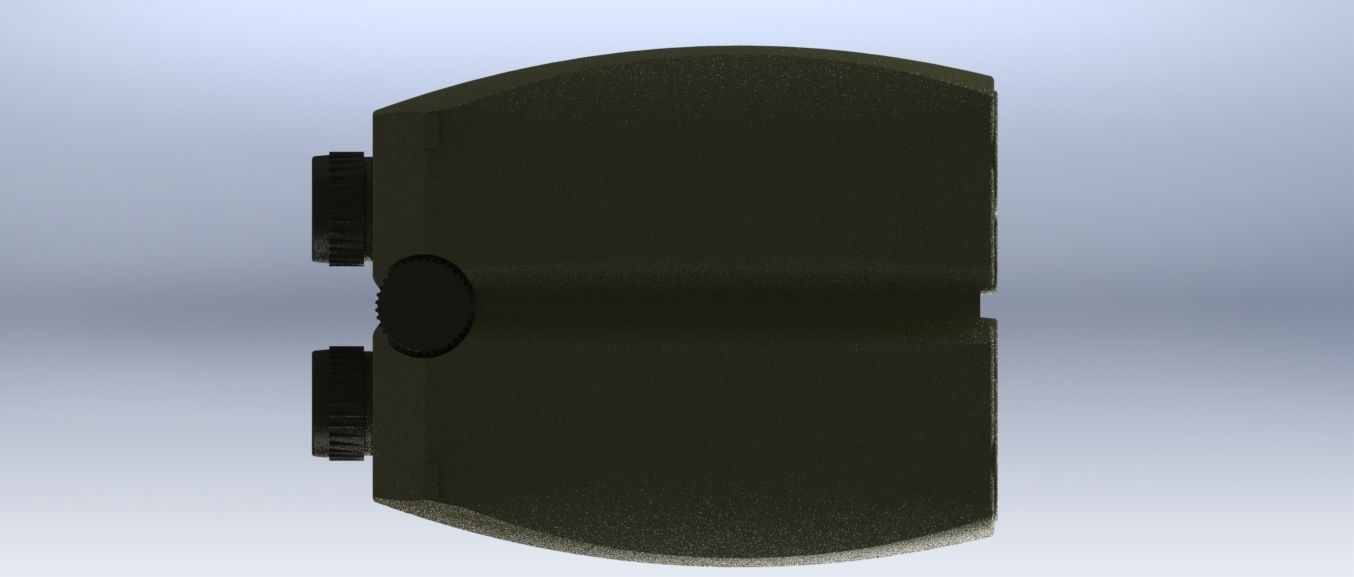 Military Binocular LRF 3D model_2