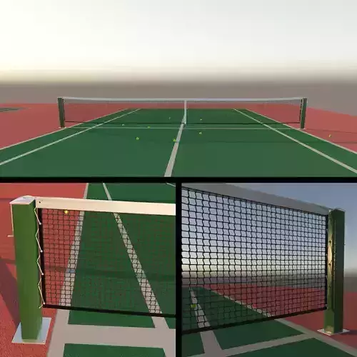 Tennis Court - Vray