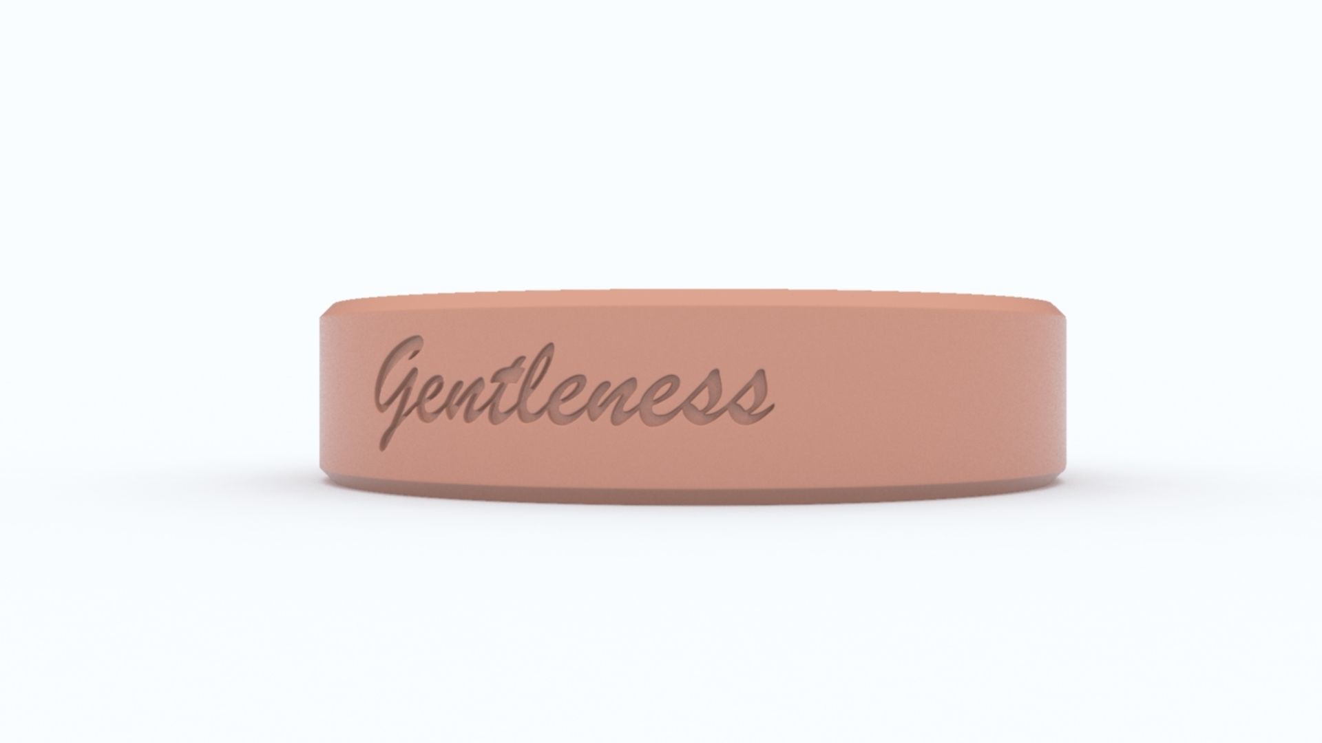 Gentleness Ring Platinum 3D print model_7