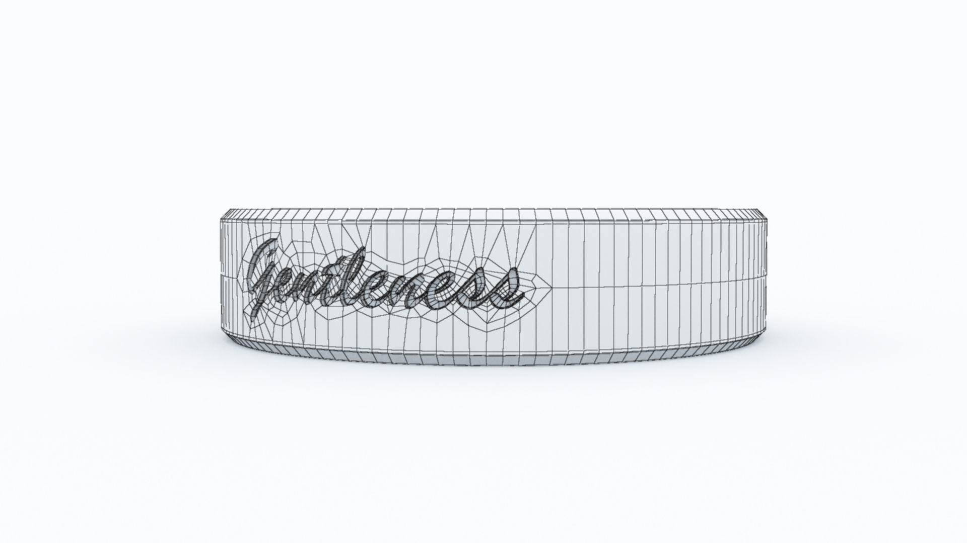 Gentleness Ring Platinum 3D print model_11