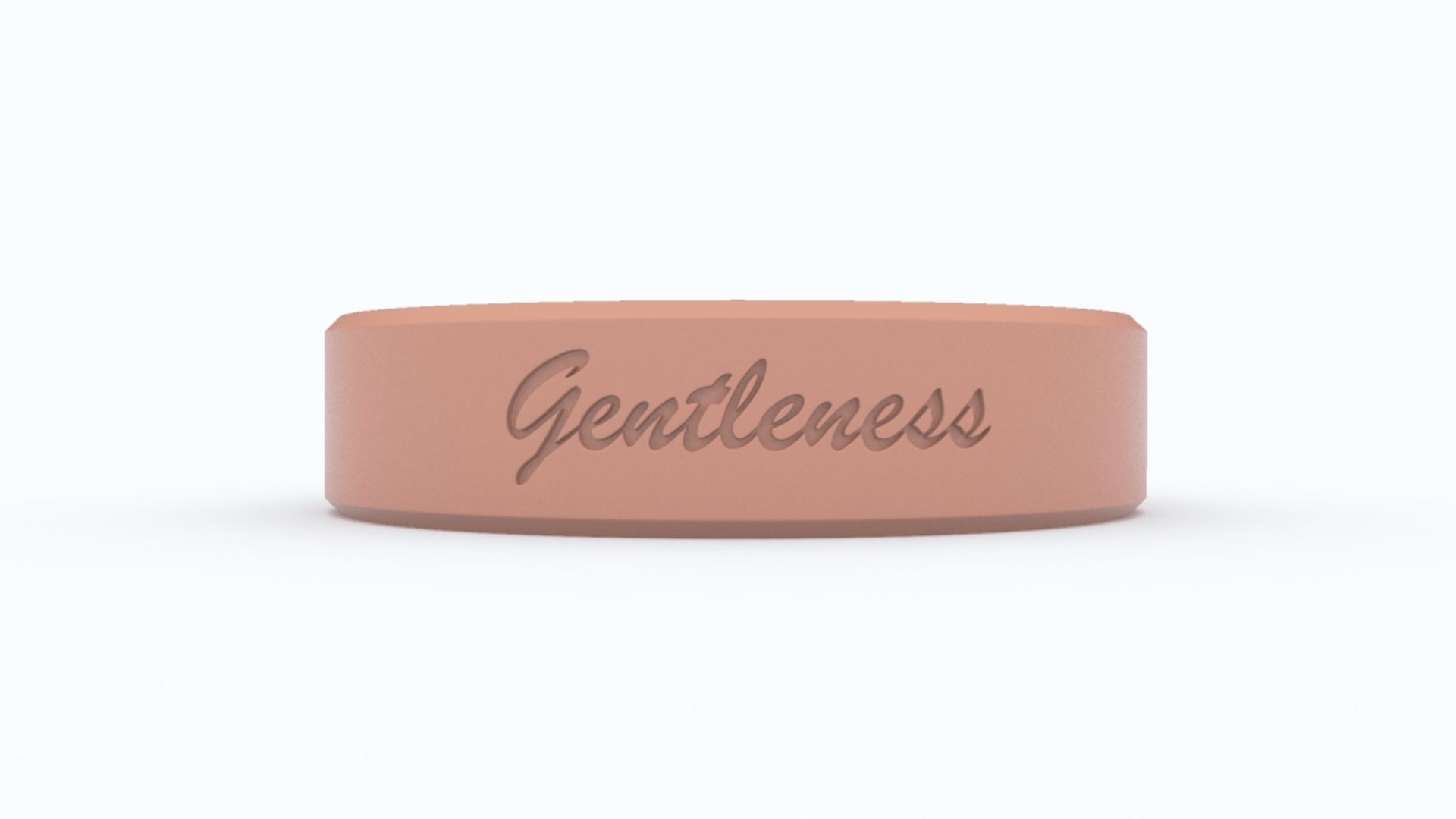 Gentleness Ring Platinum 3D print model_5