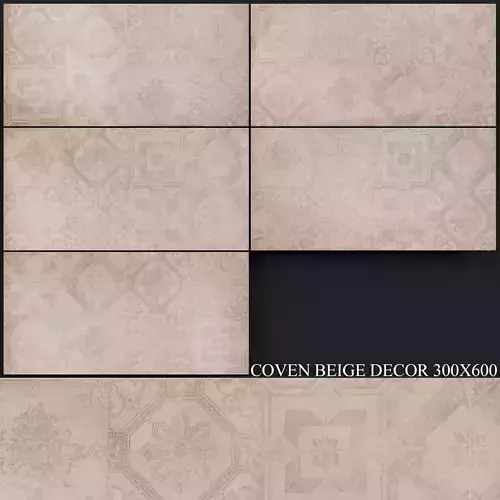 Keros Coven Beige Decor 300x600 3D model