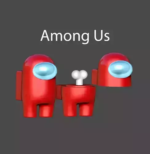 Among Us 3D Print OBJ 3D print model