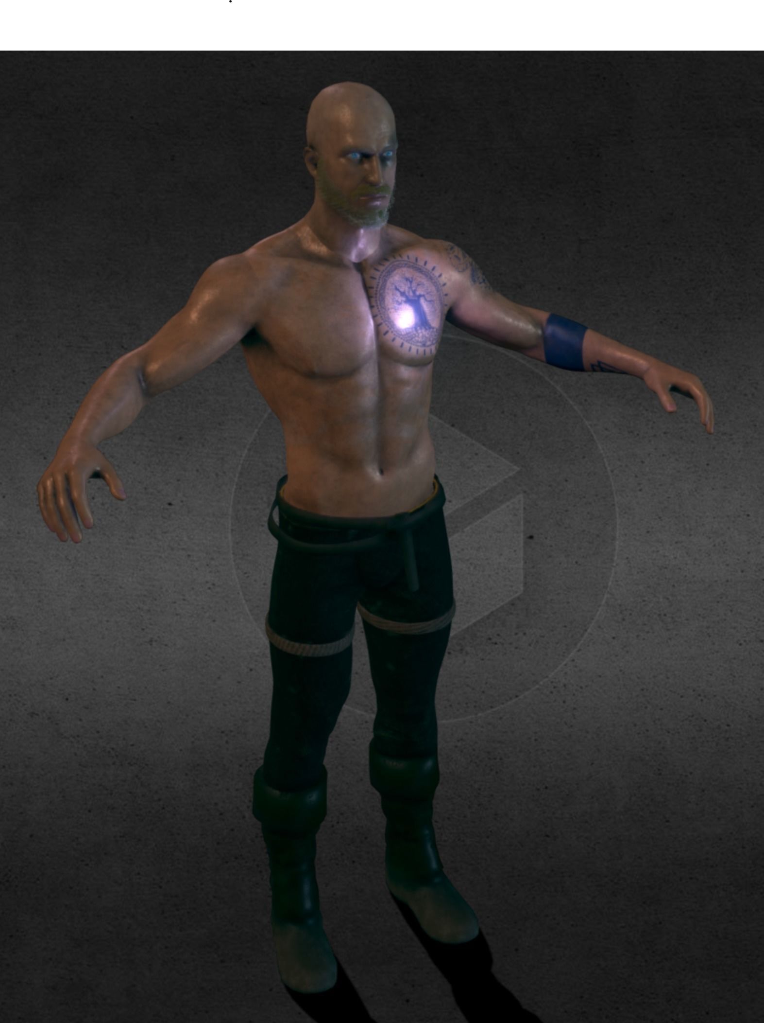 Viking - Blestor Low-poly 3D model_1