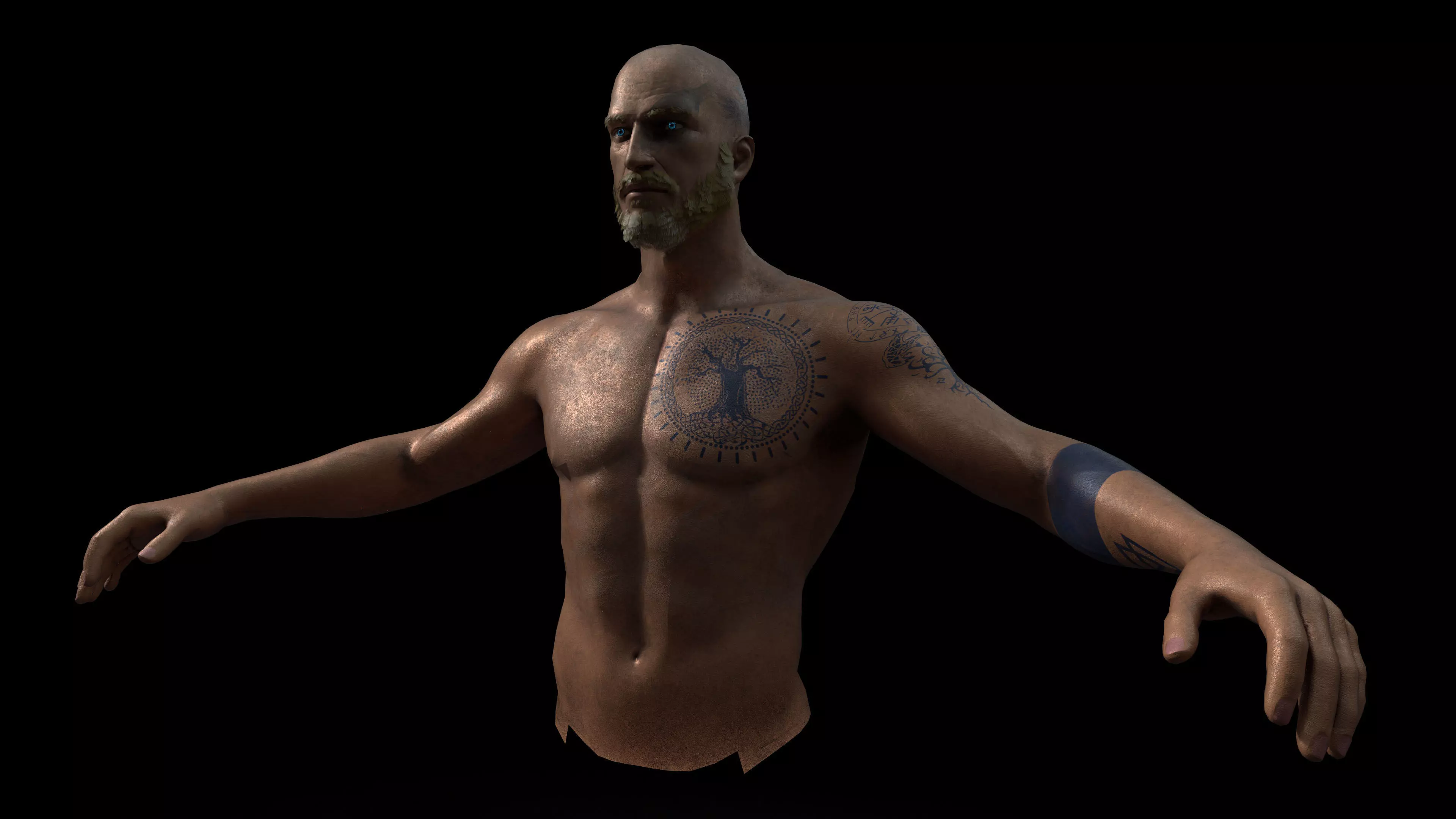 Viking - Blestor Low-poly 3D model_0