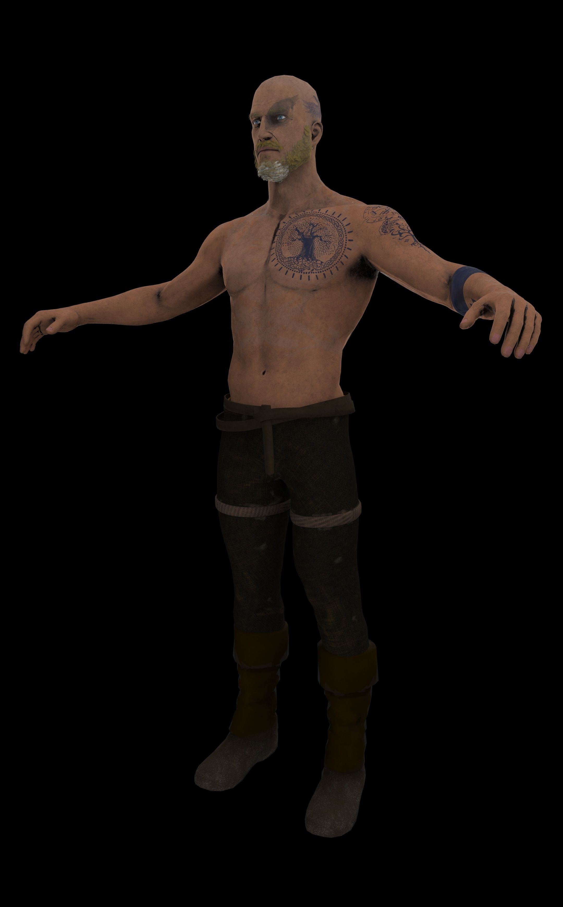 Viking - Blestor Low-poly 3D model_4