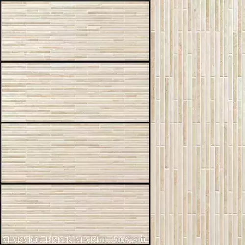 Keros Marmol Brick Marfil 200x500