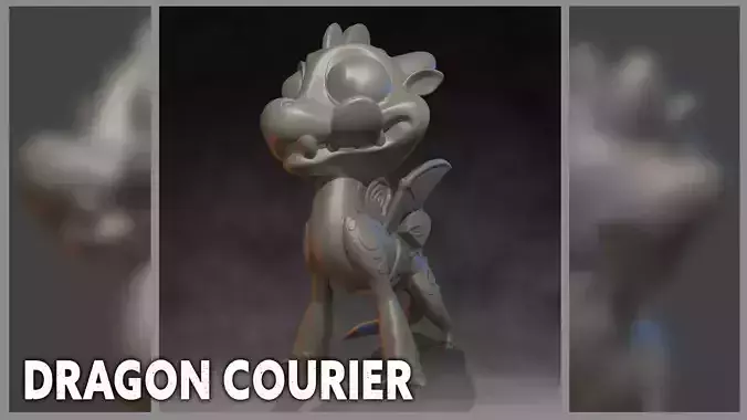 Dragon Courier - 3D print files Free 3D print model