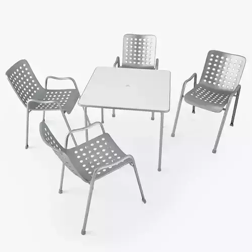 Vitra Landi Chair and Davy Table
