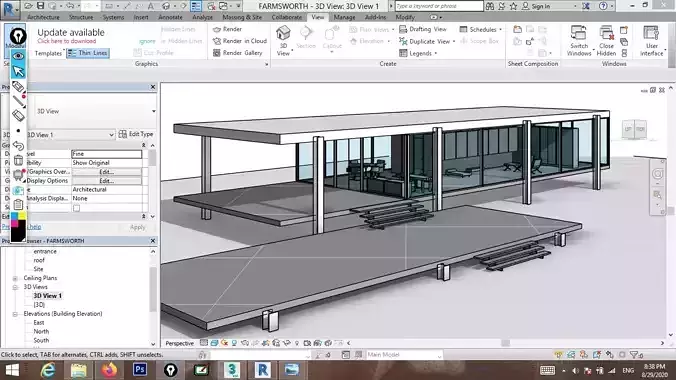 farnsworth house mies van der rohe