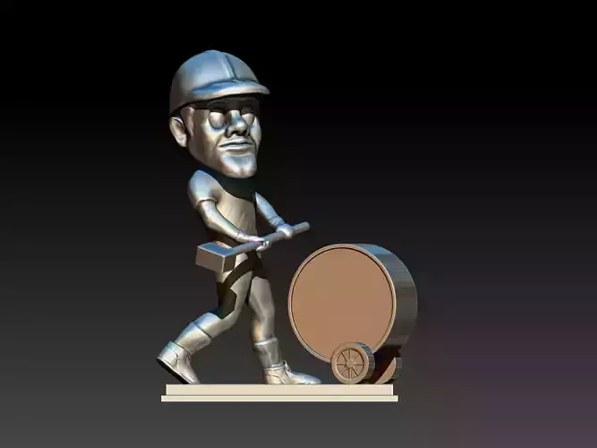 Purdue Pete Purdue University 3D print model