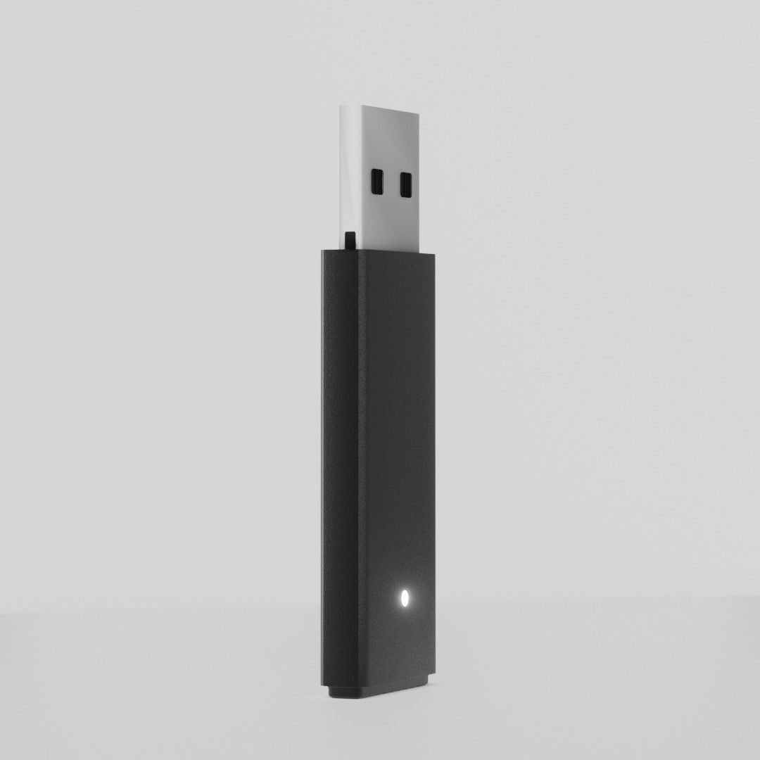 USB Flash Drive  3D model_1