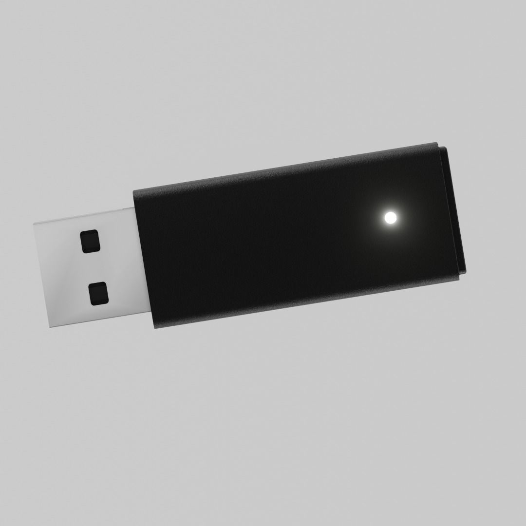 USB Flash Drive  3D model_6