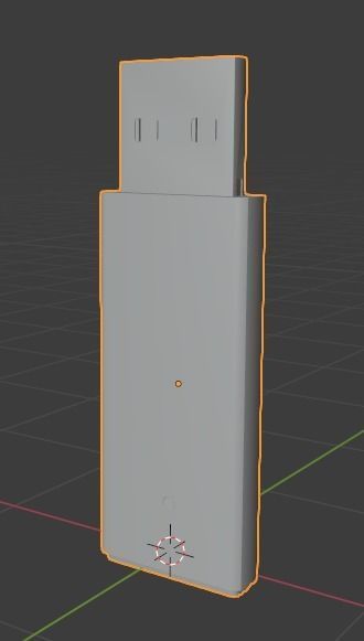 USB Flash Drive  3D model_8