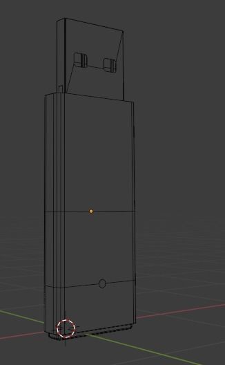 USB Flash Drive  3D model_11