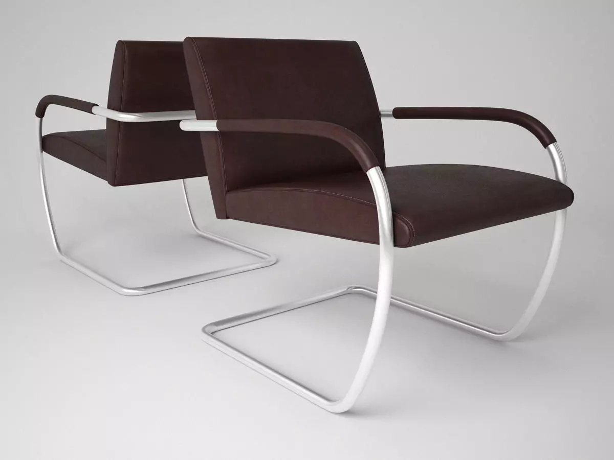 Knoll Brno Lounge Chairs Free 3D model